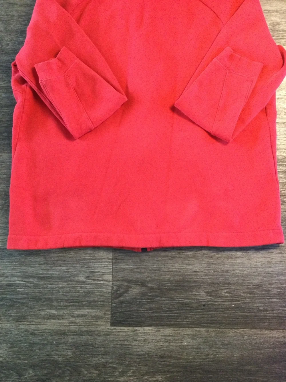 Nike Red Full-Zip Hoodie with Hood